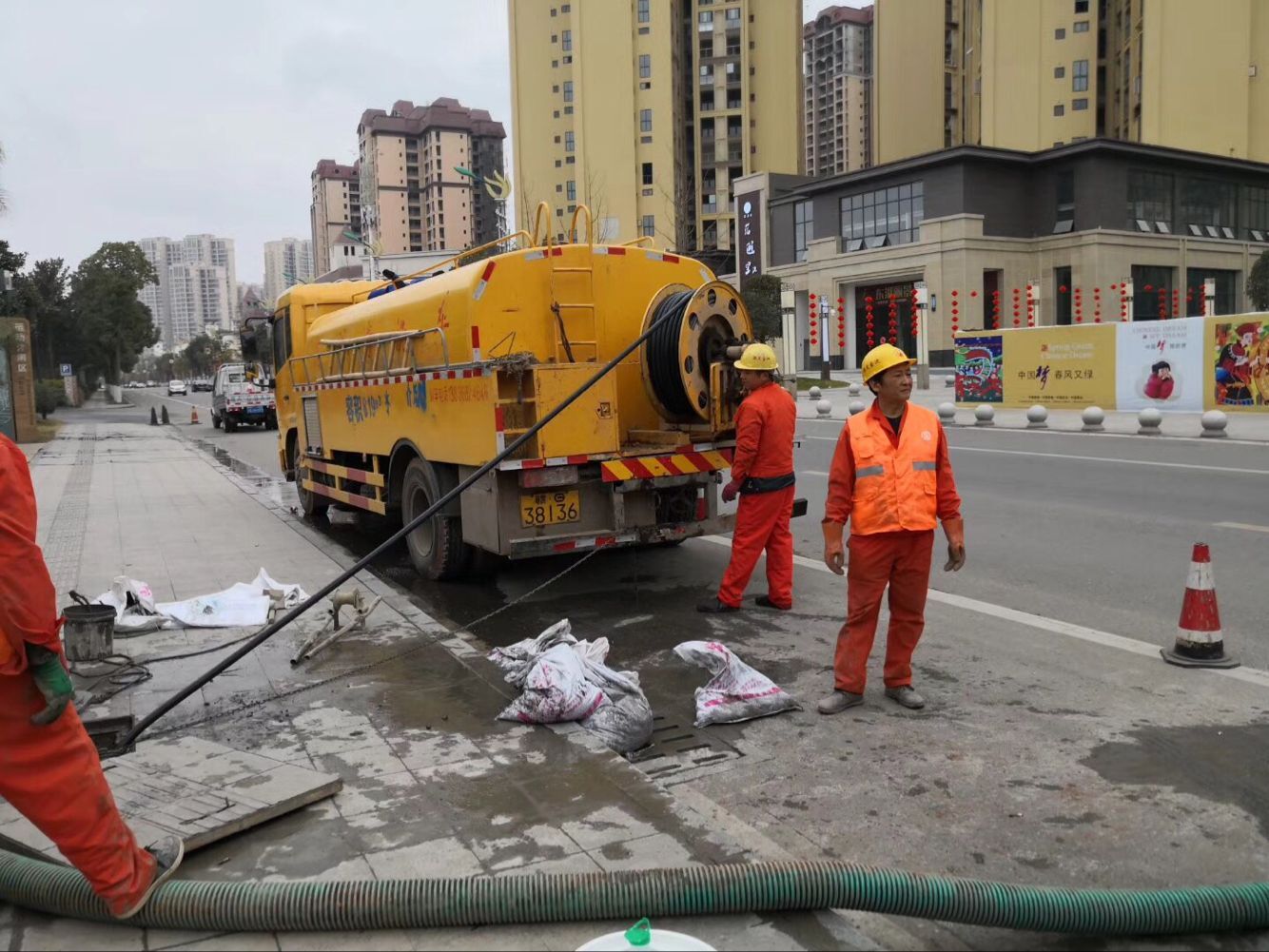 辉县排污管道清淤-管道清洗